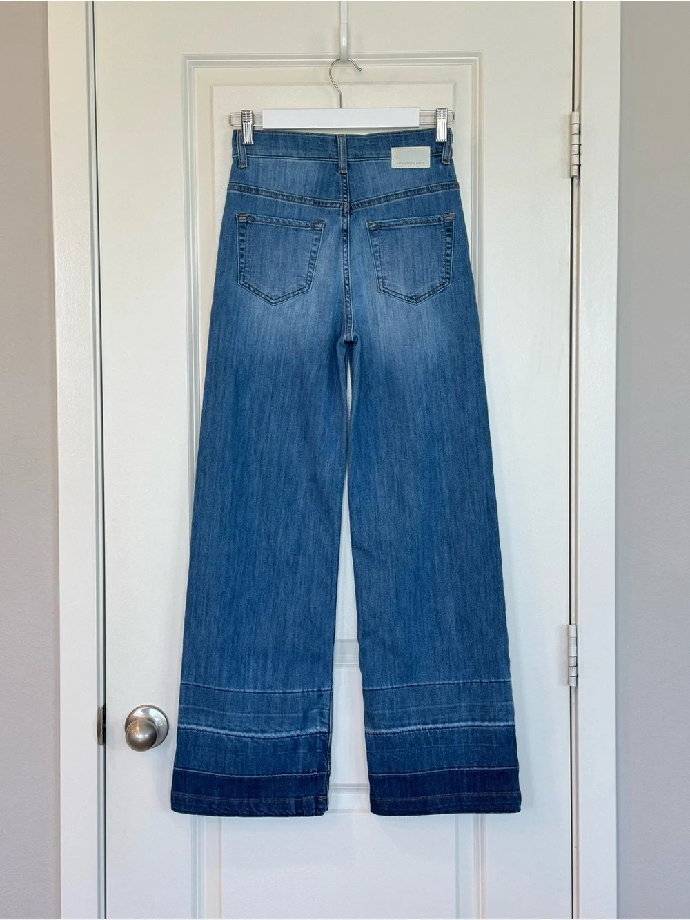 Current/Elliot Wide Leg Jeans The Navigator in Doheny Size 25